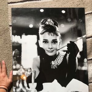 Audrey Hepburn canvas (Target)